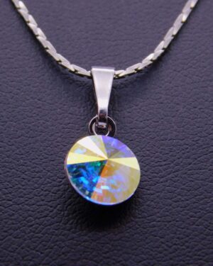 Náhrdelník s komponentem Swarovski® Rivoli vel. 8 AB