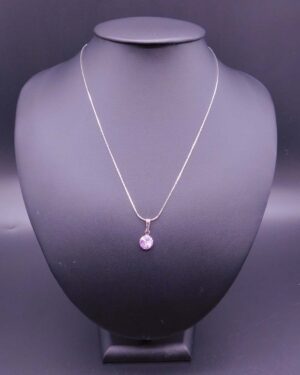 Náhrdelník s komponentem Swarovski® Rivoli vel. 8 Violet