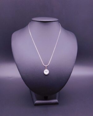 Náhrdelník s komponentem Swarovski® Rivoli vel. 12 Crystal