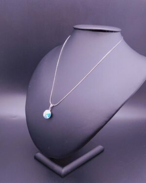 Náhrdelník s komponentem Swarovski® Rivoli vel. 12 AB