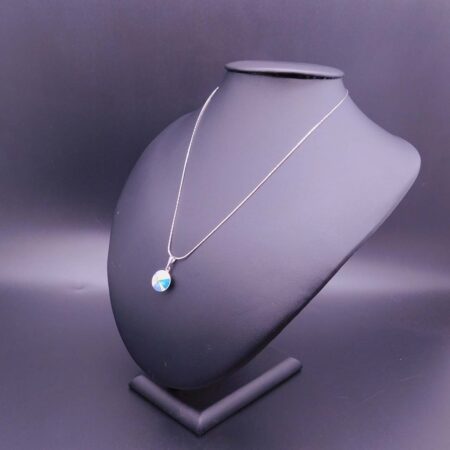 Náhrdelník s komponentem Swarovski® Rivoli vel. 12 AB - Obrázek 3