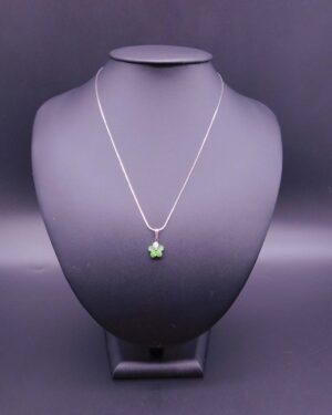 Náhrdelník s komponentem Swarovski® Pomněnka vel. 10 Peridot