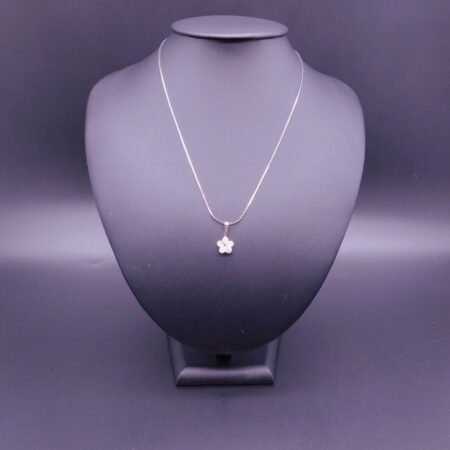 Náhrdelník s komponentem Swarovski® Pomněnka vel. 10 Crystal