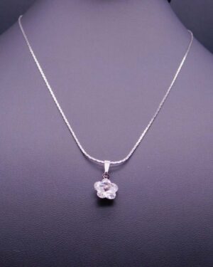 Náhrdelník s komponentem Swarovski® Pomněnka vel. 10 Crystal