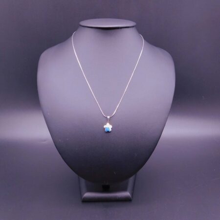 Náhrdelník s komponentem Swarovski® Pomněnka vel. 10 AB