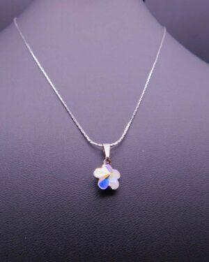 Náhrdelník s komponentem Swarovski® Pomněnka vel. 10 AB