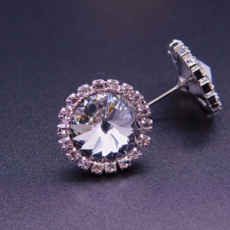 Náušnice s komponentem Swarovski® puzeta s rivoli CR vel. 12 osázenou štrasem - Obrázek 4