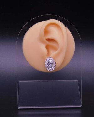 Náušnice s komponentem Swarovski® puzeta s rivoli CR vel. 12 osázenou štrasem