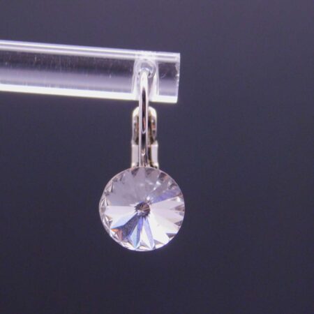Náušnice s komponentem Swarovski® Rivoli vel. 8 na klapce Crystal - Obrázek 5
