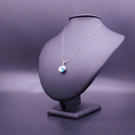 Náhrdelník s komponentem Swarovski® Rivoli vel. 14 AB - Obrázek 3