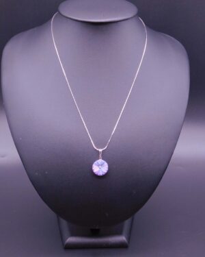 Náhrdelník s komponentem Swarovski® Rivoli vel. 14 Vitrail Medium