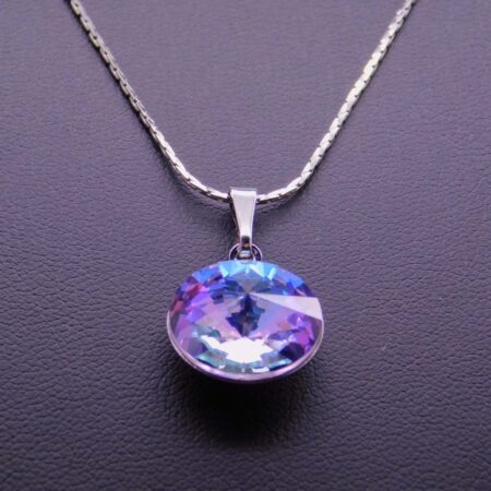 Náhrdelník s komponentem Swarovski® Rivoli vel. 14 Vitrail Medium - Obrázek 2