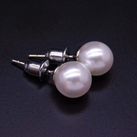 Náušnice perlička na puzetě (vel. 8 mm)