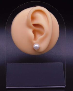 Náušnice perlička na puzetě (vel. 8 mm)