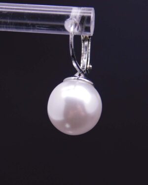 Náušnice perlička na klapce (vel. 10 mm)
