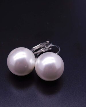 Náušnice perlička na klapce (vel. 12 mm)