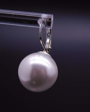 Náušnice perlička na klapce (vel. 14 mm)