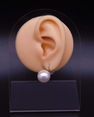 Náušnice perlička na klapce (vel. 14 mm)