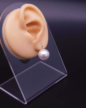 Náušnice perlička na klapce (vel. 14 mm)