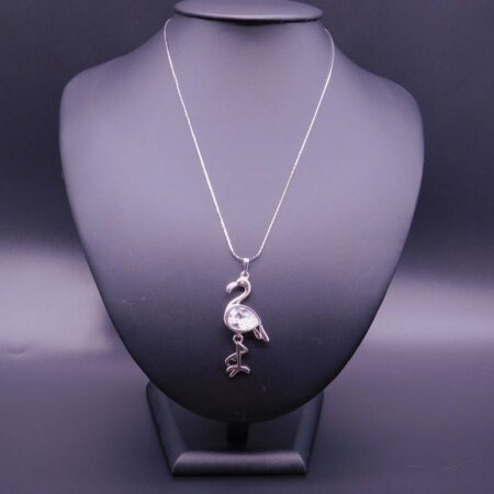 Náhrdelník s komponentem Swarovski® Plameňák Crystal