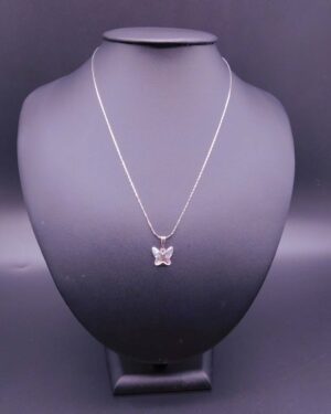 Náhrdelník s komponentem Swarovski® Motýlek vel. 12  Crystal