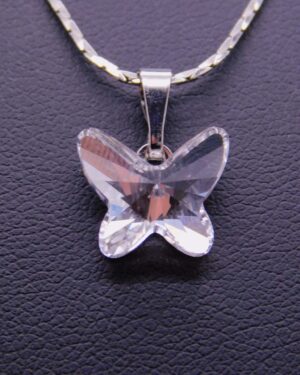 Náhrdelník s komponentem Swarovski® Motýlek vel. 12  Crystal