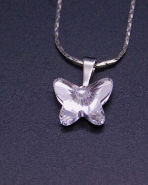 Náhrdelník s komponentem Swarovski® Motýlek vel. 12  Crystal