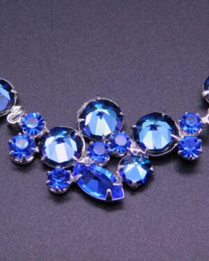 Štrasový náhrdelník Blue Lagoon