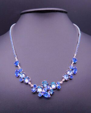 Štrasový náhrdelník Blue Lagoon