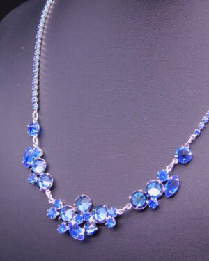 Štrasový náhrdelník Blue Lagoon